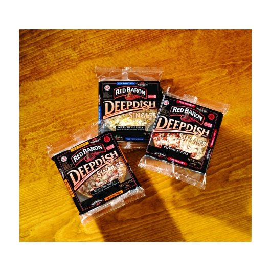 Red Baron 5 Inch Deep Dish Singles Pepperoni Pizza, 12 x 5.59 oz Case - DOT product image 2