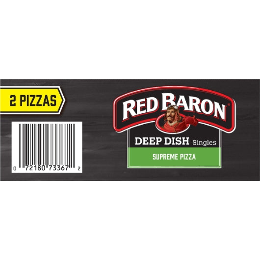 Red Baron SUPREME PIZZA, 12 x 11.5 oz Case - DOT product image 6