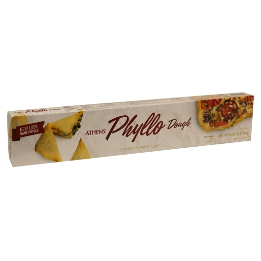 Athens 9 Inch X 14 Inch Twin Fillo Dough, 12 x 1 oz Case - Bakery & Desserts