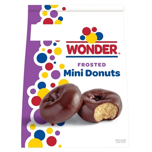 Wonder Chocolate Bag Mini Donuts, 6 x 10.5 oz Case - Bakery & Desserts