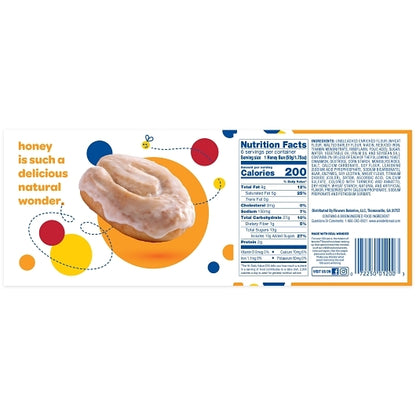 Wonder Glazed Honey Buns, 12 x 10.5 oz Case - Bakery & Desserts