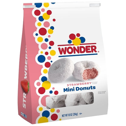 Wonder Strawberry Donuts Bag, 6 x 10 oz Case - Bakery & Desserts - image 2