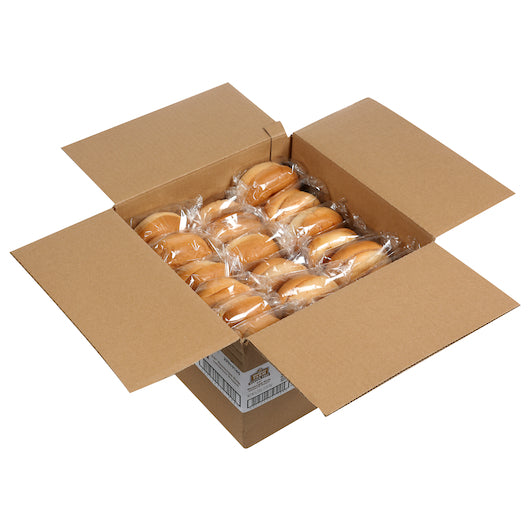 Mountain Farm 3.5 INCH Individually Wrapped Gluten-Free hamburger bun, 36 x 1 each Case - DOT product image 2