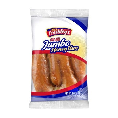 Mrs.Freshleys Glazed Honey Jumbo Honey Bun Donut, 8 x 6 each Case - DOT product image 6