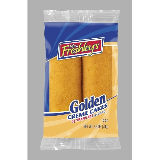 Mrs.Freshleys Golden Creme Golden CrГЁme Cakes, 6 x 8 x 2.8 oz Case - Bakery & Desserts