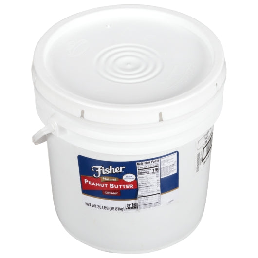 Fisher Creamy Natural Peanut Butter, 1 x 35 lb Case - DOT product image 4