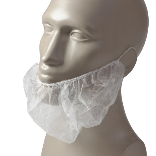 Royal White Latex Free Polypropylene Beard Protector, 10 x 100 each Case - Bar Towels & Kitchen Textiles