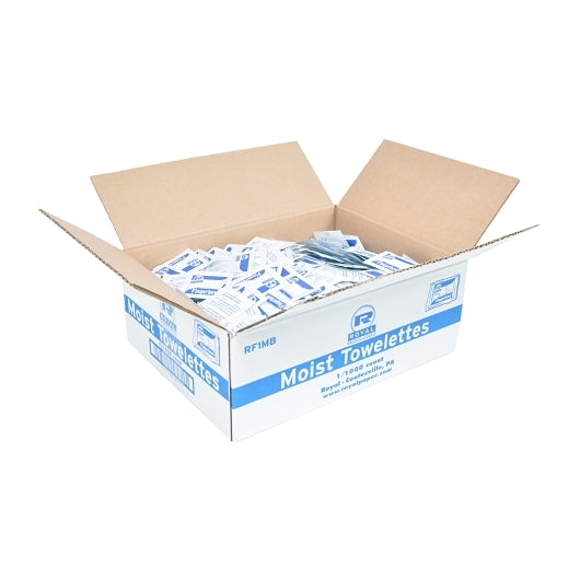 Royal Moist Towelette, 1 x 1000 each Case - Cleaners & Sanitizers