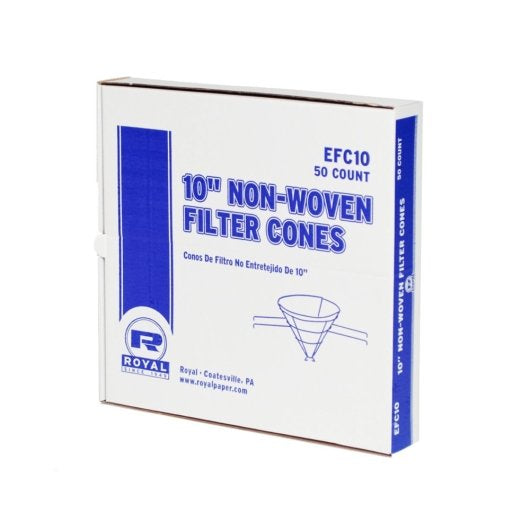 Royal 10 Inch Econoline Non Woven Filter Cones, 10 x 50 each Case - DOT product image 7