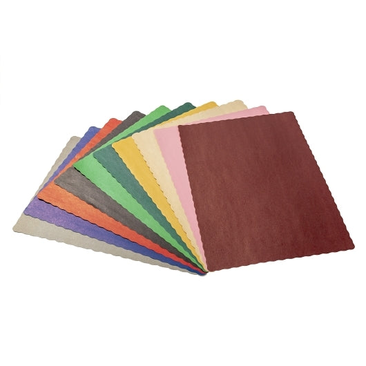 Royal 9.25 Inch X 13.25 Inch Burgundy Placemat, 1 x 1000 each Case - Plates Bowls