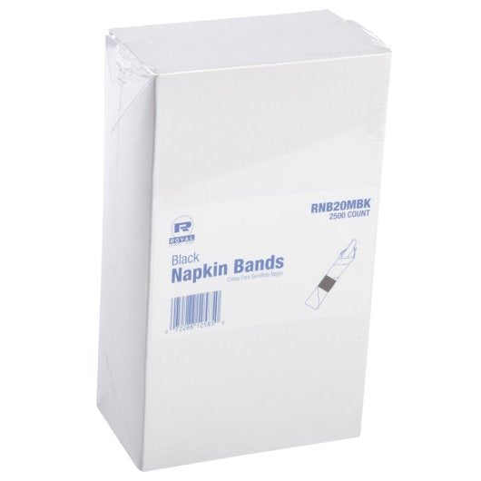 Royal Black Napkin Band, 8 x 2500 each Case - DOT product image 3