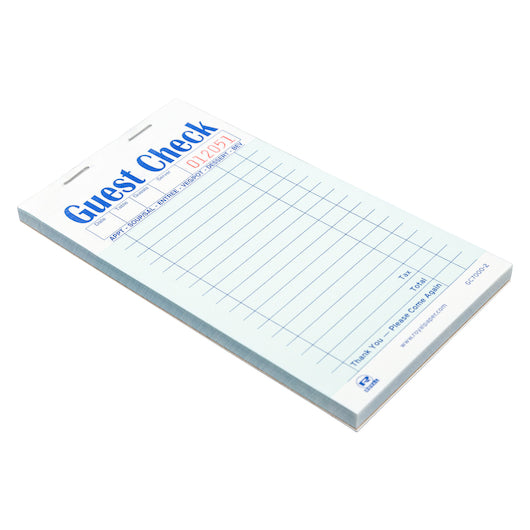 Royal Paper Carbonless 2 Part Booked Guest Check, 5 x 10 each Case - DOT product image 2