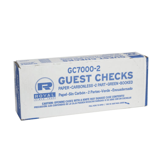 Royal Paper Carbonless 2 Part Booked Guest Check, 5 x 10 each Case - DOT product image 5