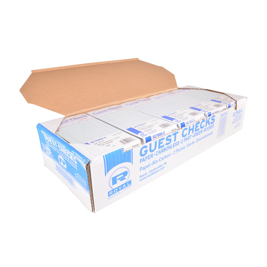 Royal Paper Carbonless 2 Part Booked Guest Check, 5 x 10 each Case - DOT product image 4