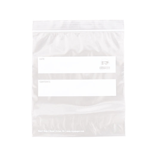 Royal 7 Inch X 8 Inch Double Zipper Quart Bag, 1 x 500 each Case - DOT product image 3