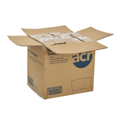 Royal Envirolines Hot Envirolines Kraft No Print Hot Cup Sleeve, 10 x 100 each Case - DOT product image 4