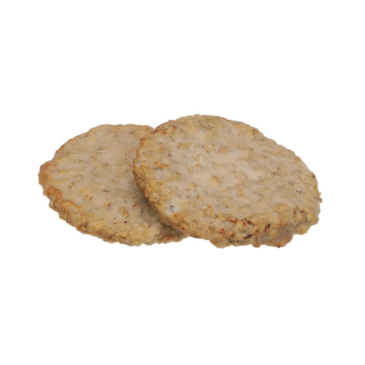 Odoms Tennessee Pride Value Fully Cooked 3.25 Inch Formed Mild Sausage Patties, 1 x 128 x 1.5 oz Case - Frozen Meat &