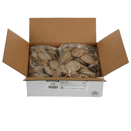 Odoms Tennessee Pride Value Fully Cooked 3.25 Inch Formed Mild Sausage Patties, 1 x 128 x 1.5 oz Case - DOT product image 4
