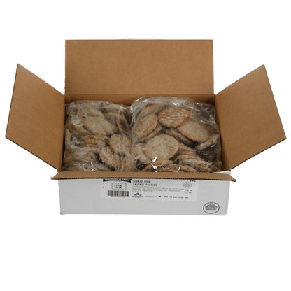 Odoms Tennessee Pride Value Fully Cooked 3.25 Inch Formed Mild Sausage Patties, 1 x 128 x 1.5 oz Case - DOT product image 4