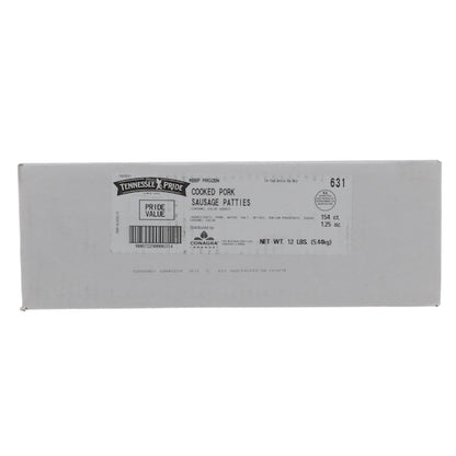 Odom Tennessee Pride Value Fully Cooked 3.25 Inch Formed Mild Sausage Patties, 1 x 154 x 1.25 oz Case - DOT product image 6