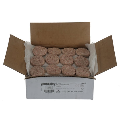 Odoms Tennessee Pride Premium Fresh Sliced 3 Inch Formed Mild Sausage Patties, 1 x 96 x 2 oz Case - DOT product image 5