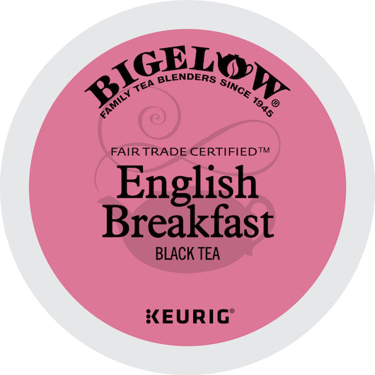 Bigelow English Breakfast Tea K-cup Pod, 4 x 24 ct Case - Coffee & Tea