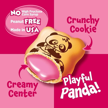 Hello Panda Strawberry Creme Filled Bite Size Cookie, 6 x 7 oz Case - DOT product image 7