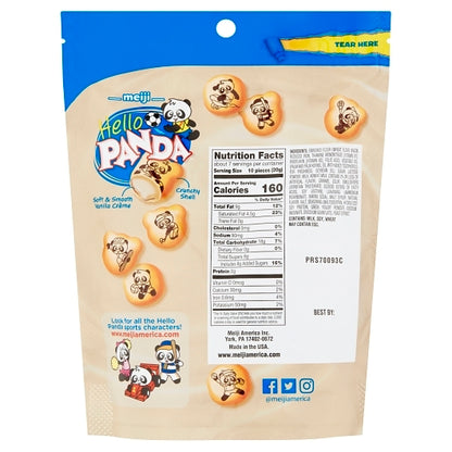 Hello Panda Vanilla Creme Filled Bite Size Cookie, 6 x 7 oz Case - DOT product image 7