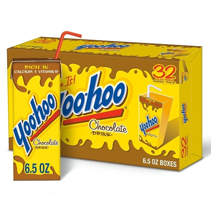 Yoo-hoo Chocolate Flavored Shake Drink, Bulk Size Case (6.5 Fl.Oz Box, 32 Count) - DOT product image 1