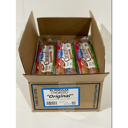 El Popular MEXICAN ORIGINAL PORK CHORIZO, 12 x 12 oz Case - DOT product image 7