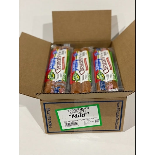 El Popular MEXICAN MILD PORK CHORIZO, 12 x 12 oz Case - DOT product image 7