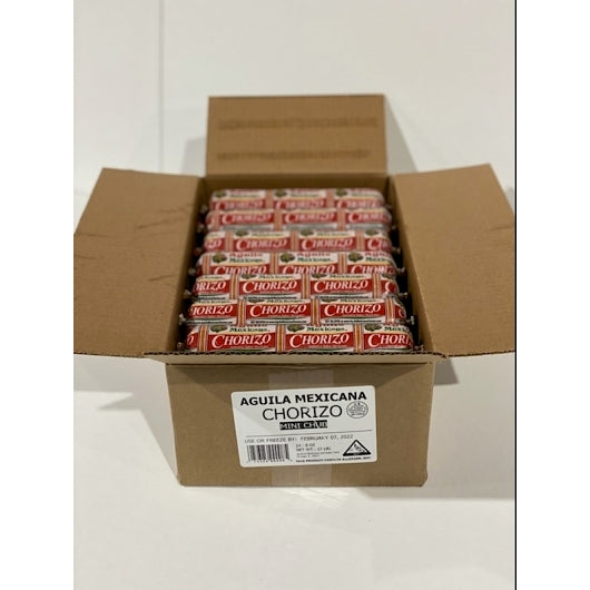 Aguila Mexicana Pork Chorizo Mini Chub, 24 x 8 oz Case - DOT product image 2