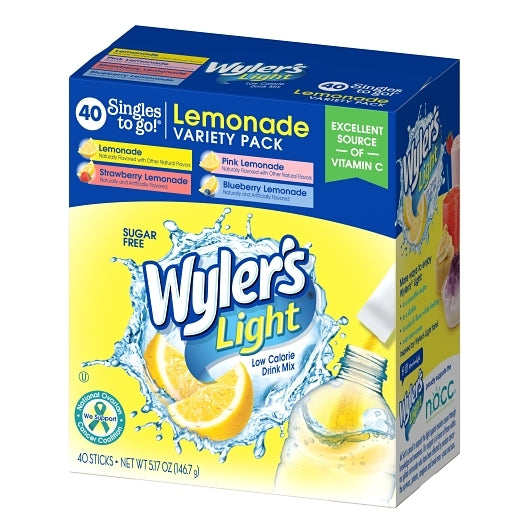 Wyler's Singles To Go Sugar Free Powdered Soft Drink Mix, 4 x 5.17 oz Case - Beverages - image 2