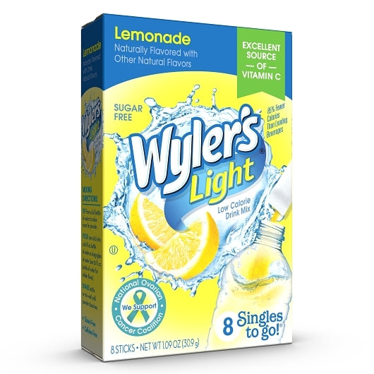 Wyler's Lemonade Drink Mix Singles To Go, 12 x 8 ct Case - Beverages