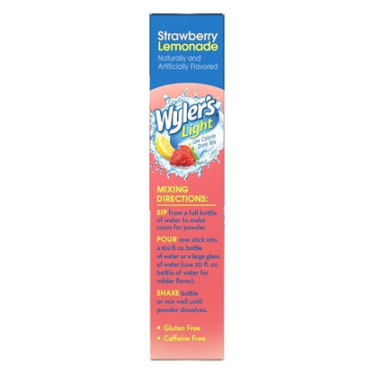 Wyler's Strawberry Lemonade Drink Mix Singles To Go, 12 x 8 ct Case - DOT product image 8