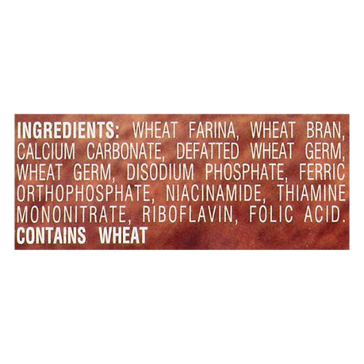 Cream Of Wheat Whole Grain Hot Cereal, 12 x 18 oz Case - Breakfast Foods
