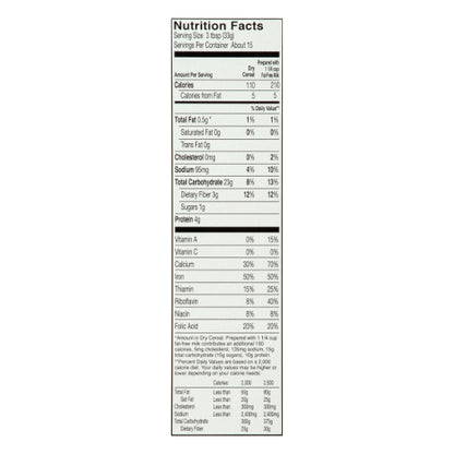 Cream Of Wheat Whole Grain Hot Cereal, 12 x 18 oz Case - Breakfast Foods - image 2