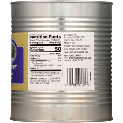 Polaner Grape Jelly, 6 x 132 oz Case - DOT product image 6