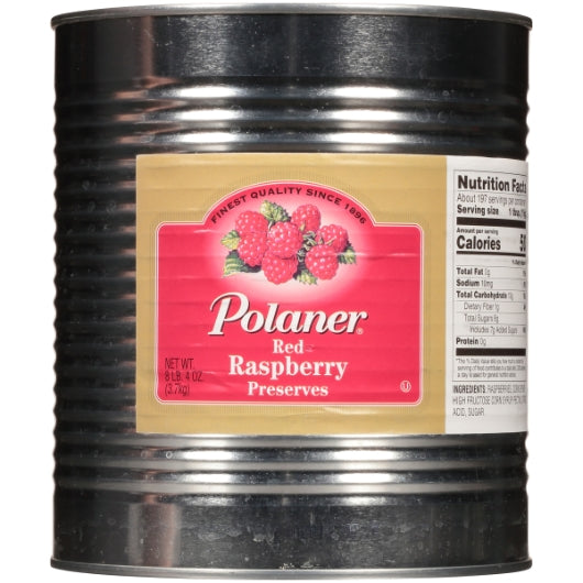 Polaner Red Raspberry Preserves, 6 x 132 oz Case - DOT product image 8