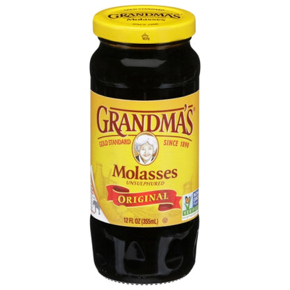 Grandma's Gold Unsulphured Molasses Jar, 12 x 12 fl oz Case - DOT product image 4