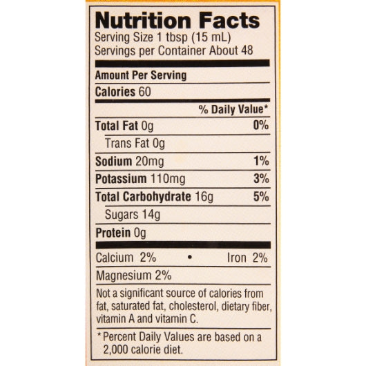 Grandma Unsulphered Baking Unsulphured Molasses Jar, 12 x 24 fl oz Case - DOT product image 3