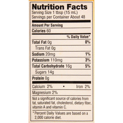 Grandma Unsulphered Baking Unsulphured Molasses Jar, 12 x 24 fl oz Case - DOT product image 3
