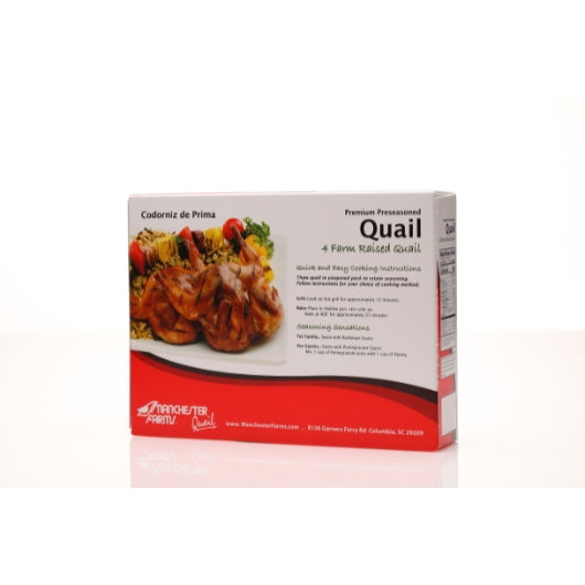 Manchester Farms Quail Seasoned Breast Bone In, 6 x 16 oz Case - DOT product image 2