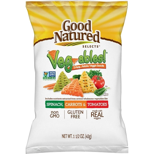Herr's Good Natured Veg-Ables Snacks, 6 x 1.5 oz Case - Snacks