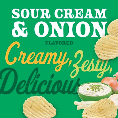 Herr Brands Sour Cream & Onion Chips, 12 x 7 oz Case - DOT product image 7
