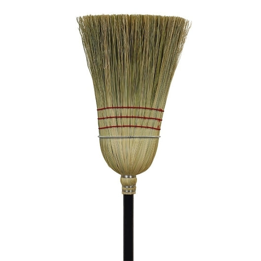 O-Cedar Warehouse Corn Wood Handle Economy Broom, 1 x 6 each Case - Janitorial Supplies