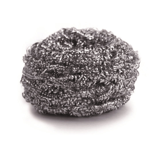 O-Cedar Commercial Stainless Steel Large 35 Grams Scrubber, 1 x 72 each Case - Janitorial Supplies