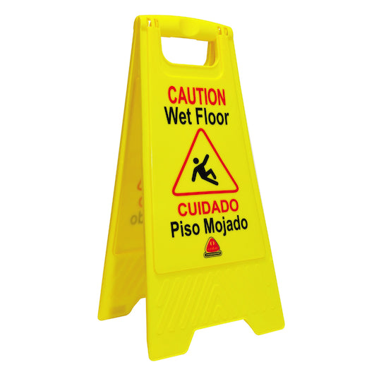 O-Cedar Commercial Plastic Wet Floor Bilingual Sign, 1 x 1 each Case - DOT product image 2