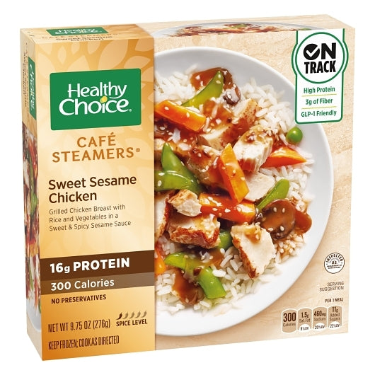 Healthy Choice Cafe Steamers Sweet Sesame Glazed Chicken, 8 x 9.75 oz Case - DOT product image 2