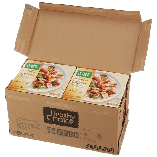 Healthy Choice Cafe Steamers Sweet Sesame Glazed Chicken, 8 x 9.75 oz Case - DOT product image 6
